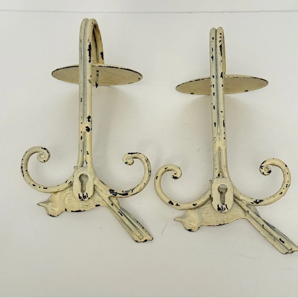 Vintage Bird Pillar Candle Wall Decor - Farmhouse Decor